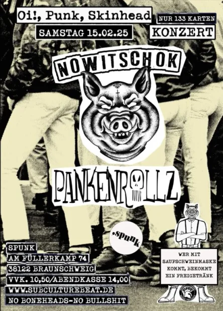 Oi! Punk Skinhead Konzert