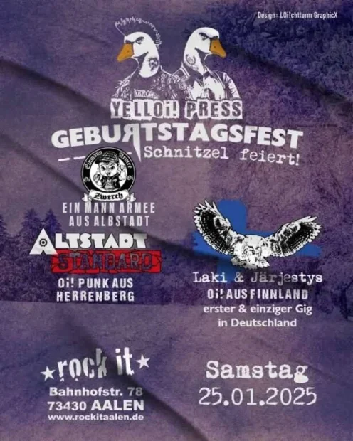 Yelloi! Press Geburtstagsfest