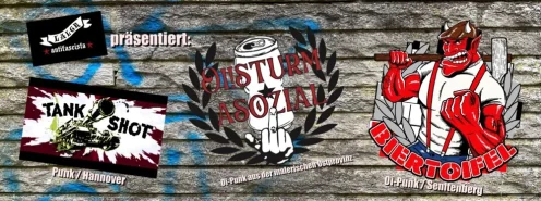 LALGR live: Oi!STURM ASOZIAL // BIERTOIFEL // TANK SHOT