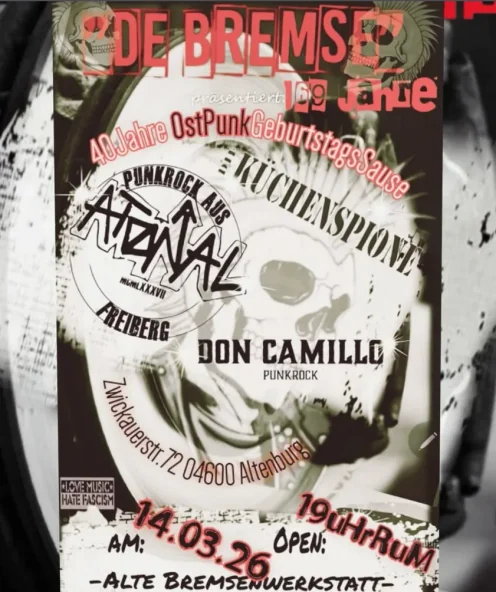40 Jahre Ostpunk - GEBURTSTAGSSAUSE