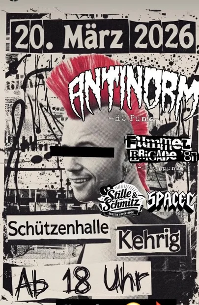 Punk in der Schützenhalle