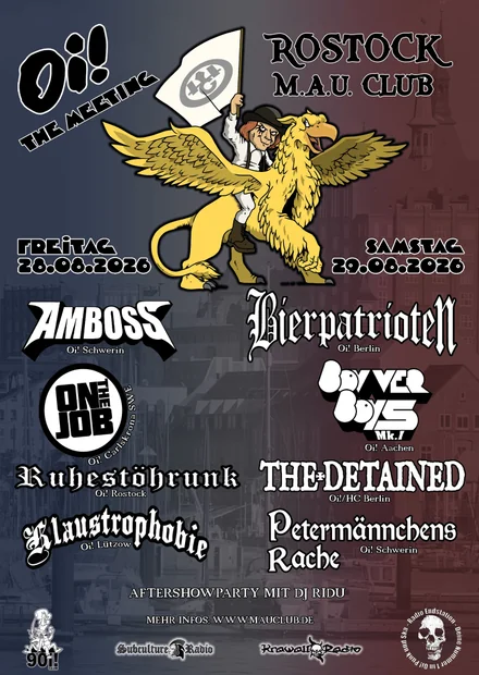 Oi! The Meeting | 28. + 29.08.2026 ● M.A.U. Club