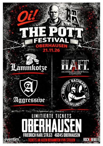 Oi! The Pott Festival 2026 - WarmUp Show